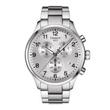 Tissot Chrono XL Classic Silver Dial Silver Steel Strap Watch For Men - T116.617.11.037.00