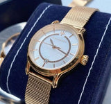 Maserati Epoca Mother of Pearl Dial Rose Gold Mesh Strap Watch For Women - R8853118506