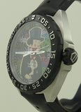 Tag Heuer Formula 1 Alec Monopoly Special Edition Black Rubber Strap Watch for Men - WAZ1117.FT8023