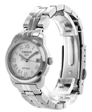 Tissot T Classic PR100 Silver Dial Silver Steel Strap Watch For Women - T049.210.11.033.00