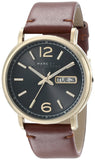 Marc Jacobs Fergus Green Dial Brown Leather Strap Watch for Men - MBM5077