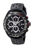 Tag Heuer Formula 1 Automatic Chronograph Black Dial Black Leather Strap Watch for Men - CAZ2011.FT8024