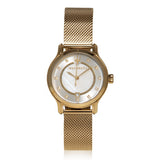 Maserati Epoca Mother of Pearl Dial Yellow Gold Mesh Strap Watch For Women - R8853118502