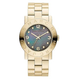 Marc Jacobs Amy Green Gold Stainless Steel Strap Watch for Women - MBM8609