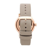 Marc Jacobs Baker Rose Gold Dial Grey Leather Strap Watch for Women - MBM1400