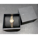 Marc Jacobs Henry Dinky Gold Dial Gold Stainless Steel Strap Watch for Women - MBM3199