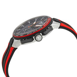 Tissot T Race Cycling Vuelta Black Dial Two Tone Rubber Strap Watch For Men - T111.417.37.441.01