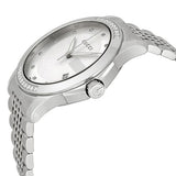 Gucci G Timeless Diamond Mother of Pearl Dial Silver Steel Strap Watch For Women - YA126510