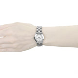 Marc Jacobs Mini Amy White Dial Silver Stainless Steel Strap Watch for Women - MBM3055