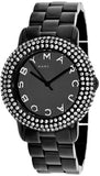 Marc Jacobs Marci Black Dial Black Ion Plated Stainless Steel Dial Watch for Women - MBM3193