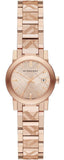 Burberry The City Rose Gold Dial Rose Gold Steel Strap Watch for Women - BU9235
