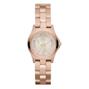 Marc Jacobs Baby Dave Rose Gold Dial Rose Gold Stainless Steel Strap Watch for Women - MBM3235