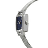 Tissot Lovely Square Blue Dial Silver Mesh Bracelet Watch For Women - T058.109.11.041.00