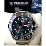 Tag Heuer Aquaracer Calibre 5 Premiere League Edition Black Dial Silver Stainless Steel Watch for Men - WAY201D.BA0927