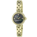 Marc Jacobs Courtney Black Mother of Pearl Dial Gold Stainless Steel Strap Watch for Women - MJ3460