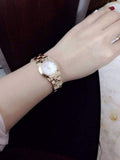 Marc Jacobs Mini Amy White Dial Gold Stainless Steel Strap Watch for Women - MBM3057