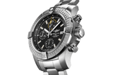 Breitling Avenger Chronograph 45mm Black Dial Silver Steel Strap Watch for Men - A13317101B1A1