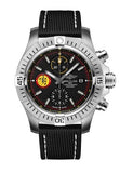 Breitling Avenger Chronograph 45mm Swiss Air Force Team Black Dial Black Nylon Strap Watch for Men - A133171A1B1X1