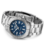 Breitling Avenger Automatic 43mm Blue Dial Silver Steel Strap Watch for Men - A17318101C1A1