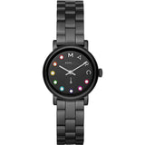 Marc Jacobs Baker Black Dial Black Stainless Steel Strap Watch for Women - MBM3425