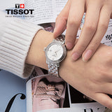 Tissot T Classic Bridgeport Lady Quartz Stainless Steel Watch For Women - T097.010.11.038.00