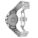 Emporio Armani Classic Chronograph Black Dial Silver Steel Strap Watch For Men - AR2434