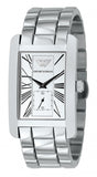 Emporio Armani White Dial Silver Stainless Steel Watch For Women - AR0146