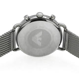 Emporio Armani Aviator Brown Dial Grey Mesh Bracelet Watch For Men - AR11141