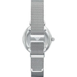 Emporio Armani Gianni T Bar Mother of Pearl Dial Stainless Steel Strap Watch For Women - AR1955