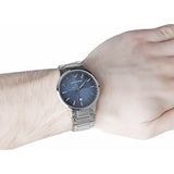 Emporio Armani Renato Blue Dial Silver Steel Strap Watch For Men - AR2472