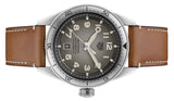 Tag Heuer Autavia Isograph Grey Dial Calfskin Brown Leather Strap Watch for Men - WBE5111.FC8267