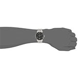 Tissot Carson Premium Black Dial Silver Steel Strap Watch For Men - T122.410.11.053.00