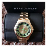 Marc Jacobs Henry Gold Dial Gold Stainless Steel Strap Watch for Women - MBM3295