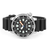 Citizen Eco Drive Pro Master Diver Black Dial Black Steel Strap Watch For Men - BN0150-28E