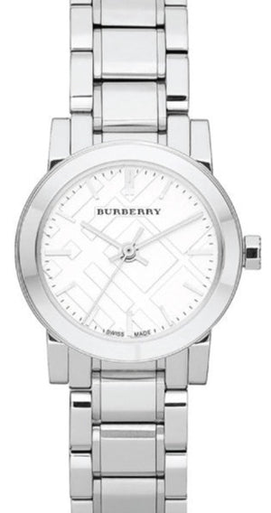 Burberry The City Silver Dial Silver Steel Strap Watch for Women - BU9200