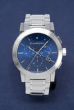 Burberry The City Blue Dial Silver Stainless Steel Strap Watch for Men - BU9363