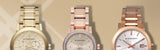 Burberry The City White Dial Rose Gold Stainless Steel Strap Watch for Women - BU9204