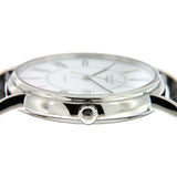 Longines Presence 38.5mm Automatic White Dial Black Leather Strap Watch for Men - L4.921.4.11.2