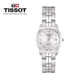 Tissot T Classic PR100 Silver Dial Silver Steel Strap Watch For Women - T049.210.11.033.00