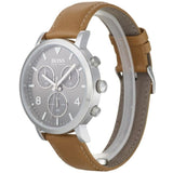 Hugo Boss Spirit Grey Dial Brown Leather Strap Watch for Men - 1513691