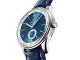 Breitling Premier Automatic 40mm Blue Dial Blue Leather Strap Mens Watch - A37340351C1P2