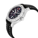 Breitling Avenger II Seawolf Stainless Steel 45mm Volcano Black Leather Strap Mens Watch - A1733110/BC31/436X