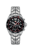 Tag Heuer Senna Chronograph Special Edition Black Dial Silver Steel Strap Watch for Men - CAZ1015.BA0883