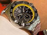 Tag Heuer Formula 1 Chronograph Black Dial Silver Steel Strap Watch for Gents - CAZ101AC.BA0842