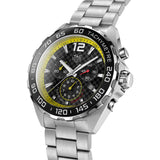 Tag Heuer Formula 1 Chronograph Black Dial Silver Steel Strap Watch for Gents - CAZ101AC.BA0842