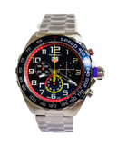 Tag Heuer Formula 1 x Red Bull Racing Chronograph Blue Dial Silver Steel Strap Watch for Men - CAZ101AL.BA0842