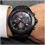 Tag Heuer Formula 1 Manchester United Limited Edition Black Dial Black & Red Rubber Strap Watch for Men - CAZ101J.FT8027