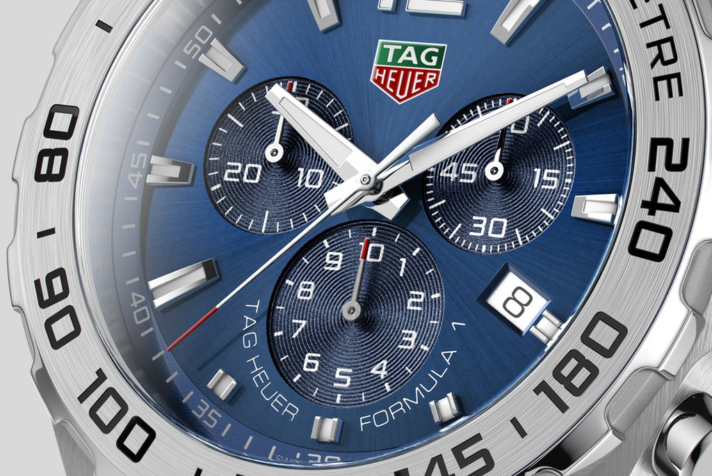 TAG Heuer Formula 1 Quartz Chronograph - Blue Sunray Dial on