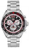 Tag Heuer Formula 1 Indy 500 Special Edition Black Dial Silver Steel Strap Watch for Men - CAZ101V.BA0842