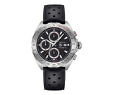 Tag Heuer Formula 1 Calibre 16 43mm Black Dial Black Leather Strap Watch for Men - CAZ2010.FT8024